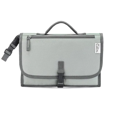 Miniatura 6 de Comfy Cubs Cambiador de bebé tamaño compacto, cambiador de pañales impermeable con almohada acolchada, suave y ligero, diseño plegable para viajes