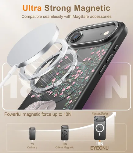 Miniatura 484 de Goodon para iPhone 15 Pro Max con protector de pantalla de privacidad, compatible con Magsafe, funda translúcida mate a prueba de golpes - Linda