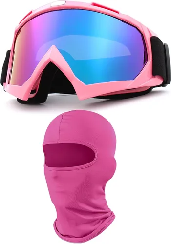 Gafas de motocicleta con máscara facial, resistentes al viento, gafas de esquí de carreras de motocross, gafas protectoras de seguridad con
