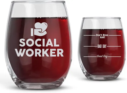 Miniatura 10 de Bad Bananas Regalos para enfermeras para mujeres, copa de vino sin tallo de 21 onzas, tinta plateada metálica, regalos certificados para el día