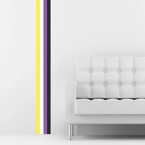 Miniatura 16 de Pegatinas de pared con diseño de rayas de orgullo – LGBTQ+ Pride Decor (Philadelphia POC)