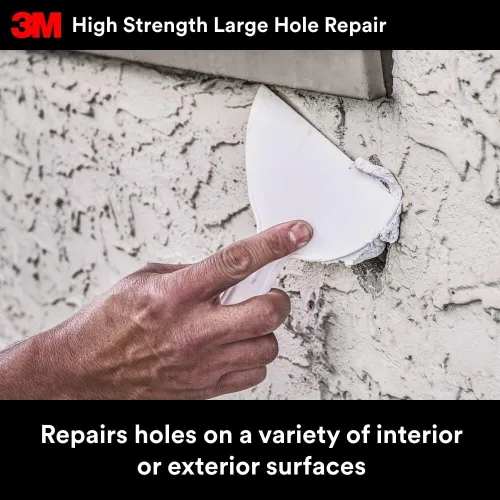 Miniatura 7 de 3M Compuesto reforzado con fibra de alta resistencia, 12 onzas., ideal para grietas de reparación de agujeros grandes y superficies dañadas