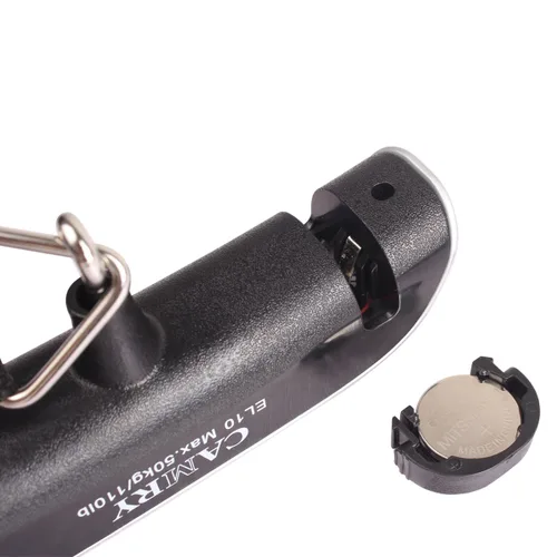 Miniatura 4 de Camry - Escala de equipaje de 110 libras con sensor de temperatura y función de tara para regalar para viajeros, color plateado, talla única