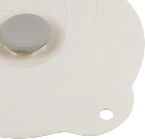 Miniatura 5 de Paquete de 2 tapas de silicona para tazones de microondas, tapas universales de silicona de 6 pulgadas, tapa reutilizable resistente al calor