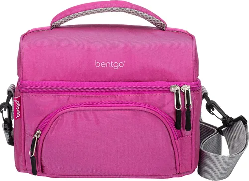 Miniatura 11 de Bentgo® Bolsa de almuerzo Deluxe - Lonchera duradera y aislada con bolsillo exterior con cremallera, bolsillo interior de malla, correas acolchadas