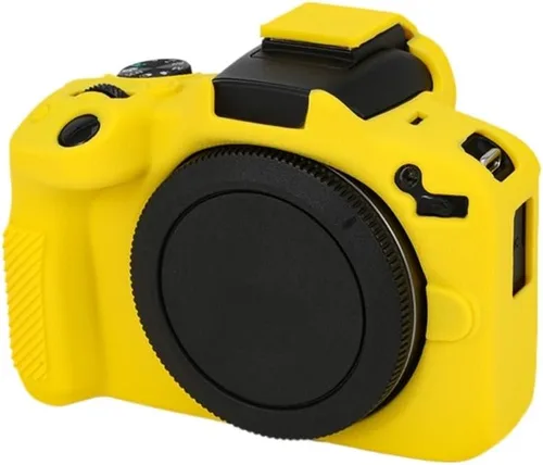 Miniatura 3 de Funda de cámara para Canon R50 - Funda protectora de silicona DSLR, jaula desmontable, a prueba de golpes, a prueba de polvo (blanco)