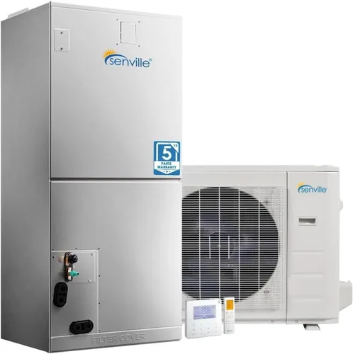 Senville Sistema Split de Bomba de Calor de Aire Acondicionado Central de 3 Toneladas, 36,000 BTU, Inversor, Velocidad Variable, 208/230V