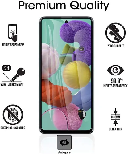 Miniatura 3 de [Paquete de 2] para Samsung Galaxy S20 FE / A53 / A52 / A51 Protector de pantalla de privacidad de vidrio templado antiespía
