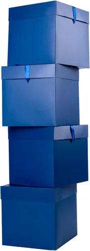 Miniatura 12 de Elephant-package Paquete de 12 cajas de regalo pequeñas con tapas, cajas de regalo rojas con cinta para Navidad, día de San Valentín, embalaje