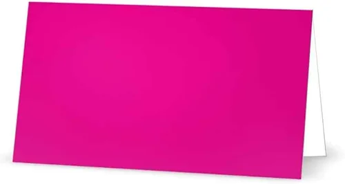 Miniatura 3 de Fucsia Hot Pink Place Cards - Artículos de papelería para eventos de fiesta (10)