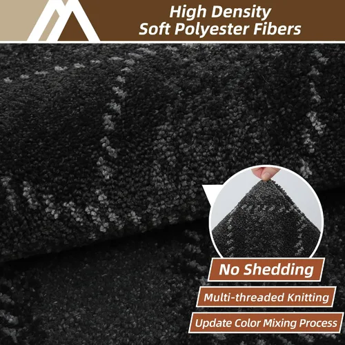 Miniatura 2 de COSY HOMEER Juego de alfombras y tapetes de cocina 2 piezas antideslizantes, suaves alfombras de cocina para piso absorbentes y resistentes a Gris