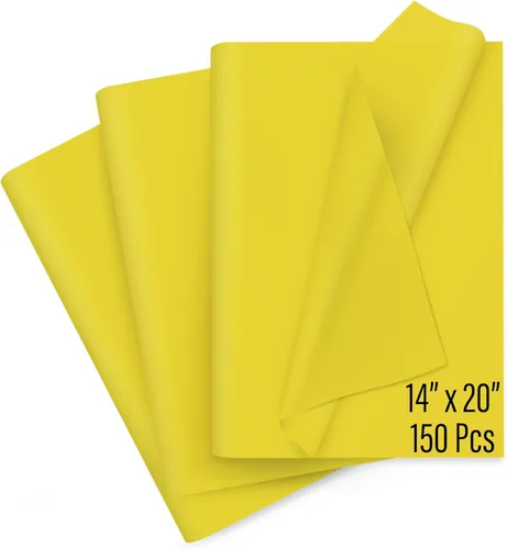 Miniatura 15 de Sanzix - 150 hojas de papel de seda kraft a granel de 14x20 pulgadas - Papel de regalo marrón para bolsas de regalo, boda, cumpleaños y Papel kraft