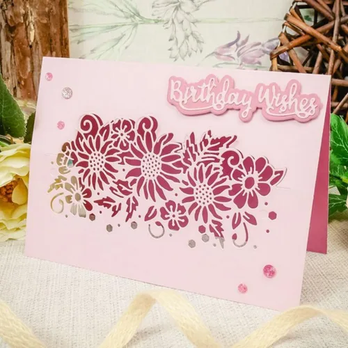 Miniatura 55 de Troqueles de álbum de recortes para hacer tarjetas, troqueles de corte de metal para Navidad, plantilla de perforación para manualidades de papel