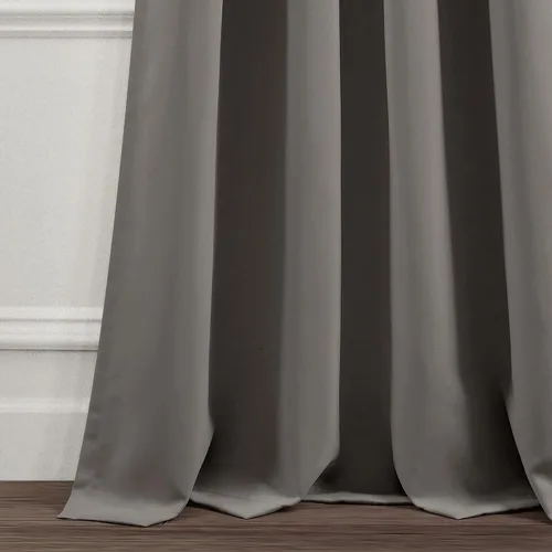Miniatura 2 de Lush Decor Paneles de cortinas aisladas para oscurecer la habitación, con bolsillo para barra, par de cortinas largas para dormitorio o sala
