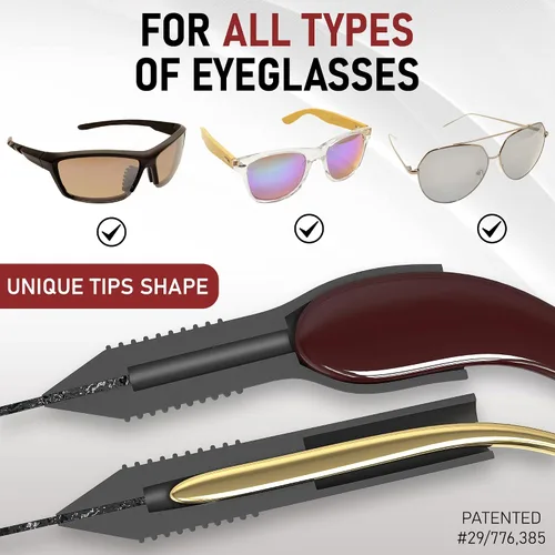 Miniatura 2 de Soporte de correa de cadena para gafas de ojos, correa para gafas de sol sin cola para hombres, correa para gafas