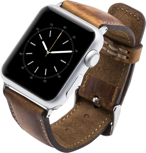 Miniatura 32 de Tuscany - Correa de reloj de cuero prémium para Apple Watch Series 11, 10, 1.654 in, Series 9, 8, 7, 6, 5, 4, 3 y SE 3/2/1 de 1.614 pulgadas, 1.575