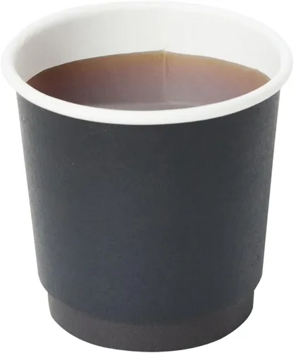 Miniatura 6 de Restaurantware Tazas de café de papel de 4 onzas, 25 tazas de papel desechables de doble pared, a prueba de fugas, reciclables, tazas calientes