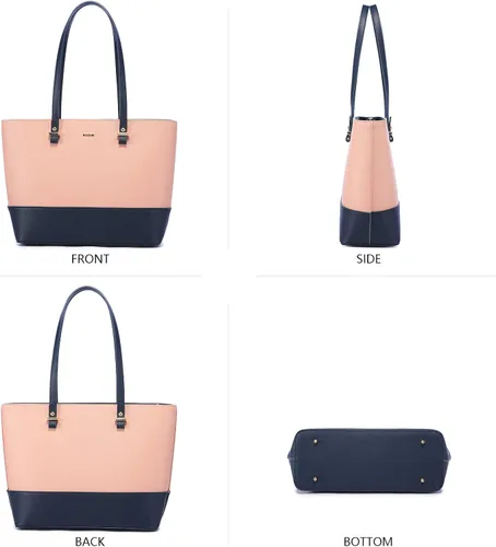 Miniatura 3 de Juego de 3 bolsas de mano para mujeres bolsa tipo tote para llevar colgada del hombro, bolso satchel y bolso hobo