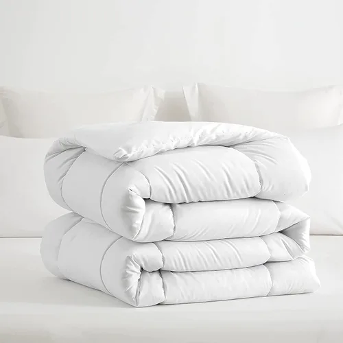 Miniatura 9 de PURE ECO Edredón de plumón alternativo de 1 pieza tamaño individual/individual XL, súper suave para todas las estaciones, 400 GSM, ligero, 4 lazos