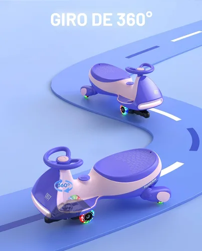 Miniatura 8 de FanttikRide N7 Classic - Coche eléctrico clásico con pedal, batería recargable, juguetes para montar, coche oscilante, 2 velocidades, antivuelco