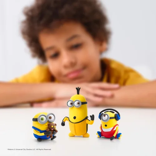 Miniatura 7 de HEY CLAY Minions - Arcilla de modelado de secado al aire colorida para niños - Kits de manualidades para niños de 4 a 8 años - Juguetes de Minions