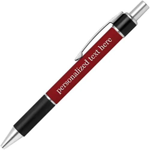 Miniatura 22 de Bolígrafo personalizado – Nombre o mensaje personalizado – Colores o impresiones – Regalo de papelería, suministros para la escuela de negocios