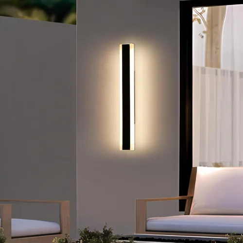 Miniatura 26 de Luces de Pared Modernas para Exterior de Casa, Apliques de Pared al Aire Libre de 23.6 Pulgadas, 3 Luces Color 3000K/4500K/6000K, Resistente al Agua
