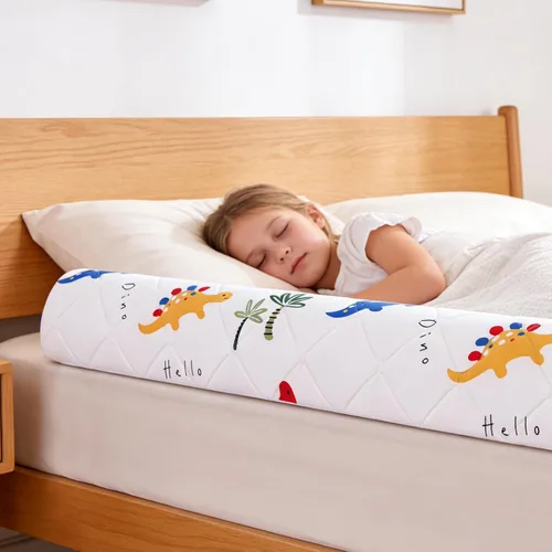 Miniatura 2 de Ceekliybear Paquete de 2 protectores de cama de espuma Premium para niños pequeños, rieles de cama antideslizantes para camas Twin, Queen, King