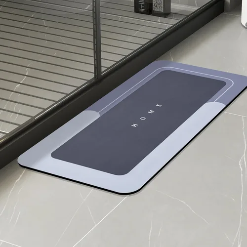 Miniatura 32 de Housego Tapete mágico de baño absorbente, alfombra de secado rápido, tapete mágico de baño antideslizante, alfombra de piso con respaldo de goma