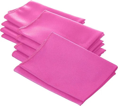 Miniatura 109 de LA Linen Paquete de 10 servilletas de popelina de poli, servilletas de tela suave, servilletas lavables y reutilizables, servilletas de mesa