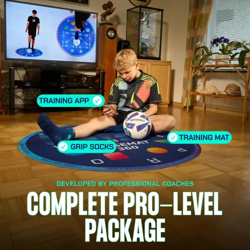 Miniatura 6 de Sensemat 360 Alfombrilla de Entrenamiento de Fútbol Alfombrilla de Entrenamiento Antideslizante con Diseño de 360 Grados Entrenamiento de Juego
