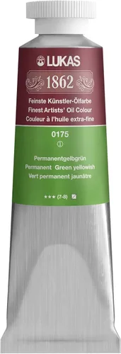 Miniatura 32 de Lukas 1862 Pintura al Óleo para Artistas Profesionales - Colores Tierra Amarillentos, 37 mL - Juego de 4 - Destacada Resistencia a la Luz, Sin