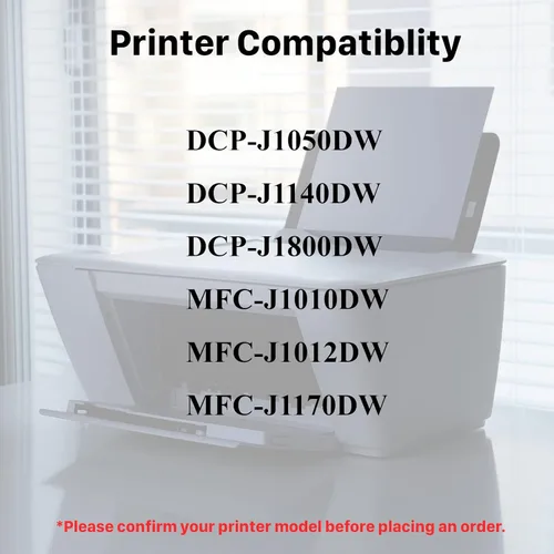 Miniatura 2 de Paquete de 4 cartuchos de tinta de repuesto compatibles para Brother LC401 LC-401 para MFC-J1010DW MFC-J1012DW MFC-J1170DW