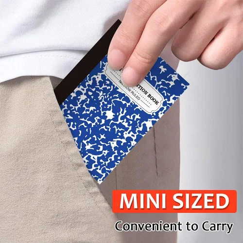 Miniatura 3 de feela Cuaderno de composición, tamaño pequeño, 30 unidades, 5 colores, con rayas estrechas, mini libros de composición a granel, de bolsillo