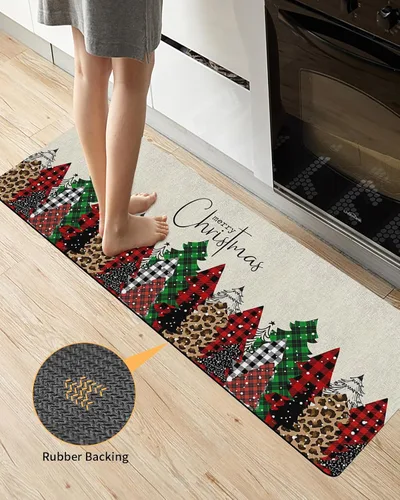 Miniatura 3 de Tapete de baño para árbol de Navidad, antideslizante, de secado rápido y absorbente, de tierra de diatomeas, para fregadero de cocina, lavable