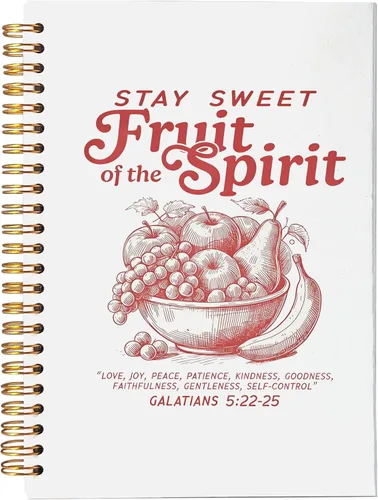 Miniatura 10 de VNWEK Escritura de la Biblia Mateo 5:3-16 Bendito es el pobre en espíritu Huellas de Dios Cuaderno de espiral con diario de 5.5 x 8.3 pulgadas
