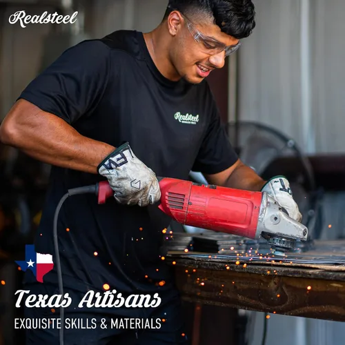 Miniatura 3 de RealSteel Letreros de metal personalizados: arte de pared personalizado para exteriores, placa de nombre de boda y aniversario, decoración de porche