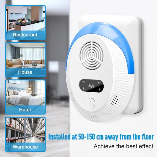 Miniatura 6 de 2026 Upgraded Mouse Repellent, Ultrasonic Pest Repeller, Home Indoor Pest Repellent for Insect, Roach, Spider, Ant, Bug, Rodent, Mouse, Bugs