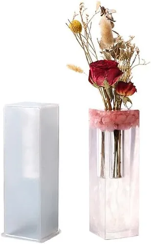 Miniatura 8 de Molde de silicona Moldes de maceta para florero, botella, molde de resina epoxi, maceta suculenta, yeso, cemento, molde de arcilla de hormigón Gota