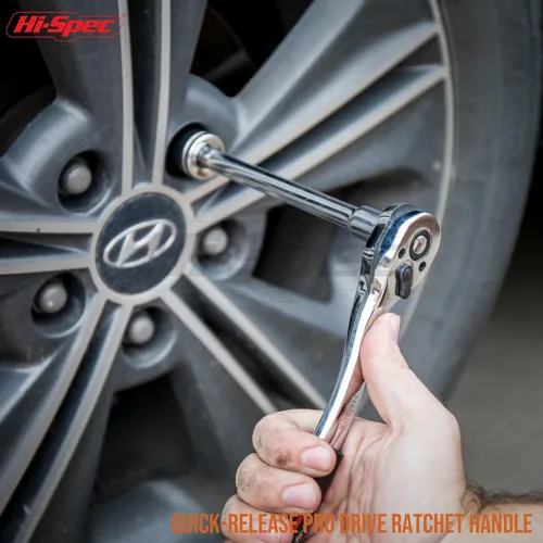 Miniatura 5 de Hi-Spec Tools - Juego de herramientas manuales de mecánica automotriz SAE de 67 piezas. Reparaciones completas de automóviles, motocicletas, motores