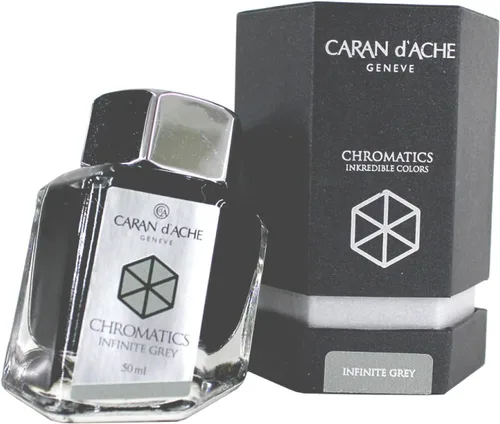 Miniatura 2 de Caran d'Ache Botella de tinta Chromatics de 1.7 fl oz - Gris infinito