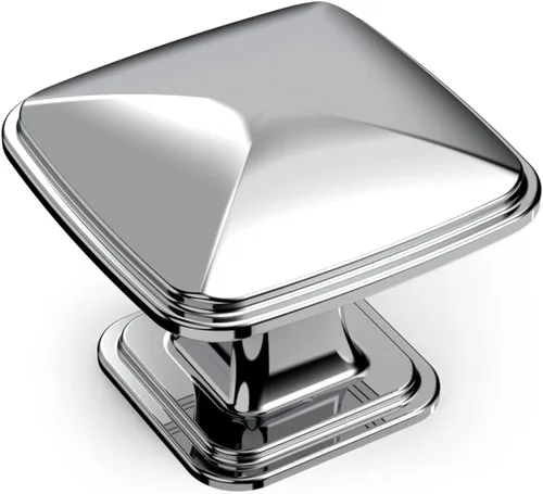 Miniatura 9 de Amerdeco K0003MB - Paquete de 10 pomos negros mate para cajones de armario de cocina, pomos de gabinete de cocina, manijas de gabinete de un solo