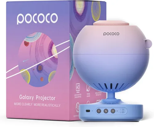 Miniatura 2 de POCOCO Proyector de galaxia + constelación realista, 1 discos (6 piezas)