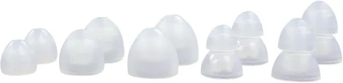 Miniatura 5 de 5 pares de almohadillas de repuesto de varios tamaños para todos los modelos de auriculares Klipsch (forma de brida doble pequeña)