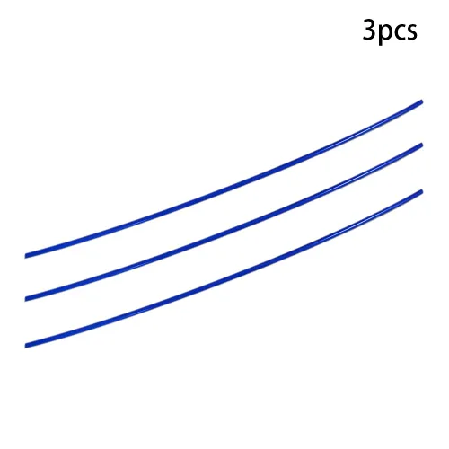 Miniatura 3 de Aicosineg Varilla redonda de plástico Polioximetileno Stick para la industria mecánica POM sólido duro azul 1/3 x 39-3/8 pulgadas (D x L) 3 piezas