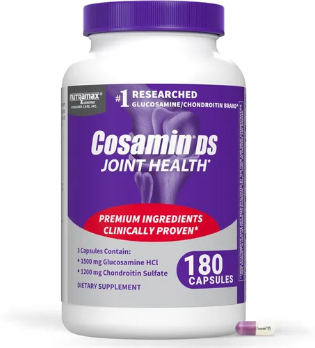 Nutramax Laboratories Cosamin® DS Suplemento de salud articular con glucosamina y condroitina para hombres y mujeres adultos, suplemento para