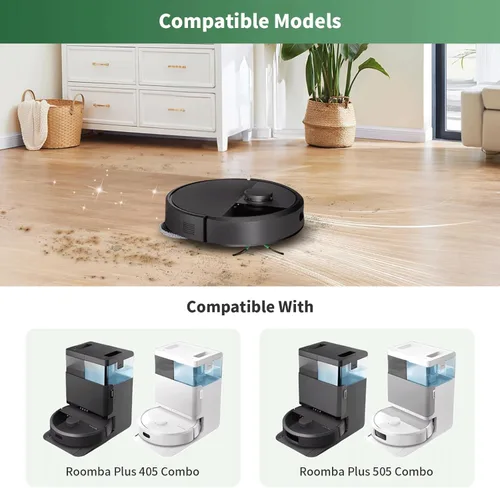 Miniatura 2 de 27 piezas de repuesto para iRobot Roomba Plus 505 Combo/405 Combo Robot Aspirador, el kit de accesorios incluye 2 cepillos principales, 6 bolsas