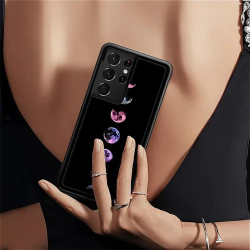 Miniatura 6 de CARLOCA Funda para Samsung Galaxy S22 Ultra, Full Moon Change S22 Ultra para hombres, mujeres, niños y niñas, TPU suave antiarañazos, a prueba