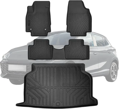 Miniatura 49 de Revestimientos de suelo para Acura ADX y Honda HR-V 2023-2026 TPE 2023-2026 TPE protección para todo tipo de clima, tapetes de primera y 2ª fila