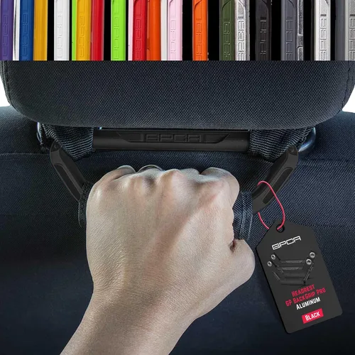 Miniatura 18 de GPCA GP BackGrip Pro - Manija para reposacabezas de automóviles, Jeeps, camiones y más, asas de agarre para asiento trasero y empuñaduras, Gris